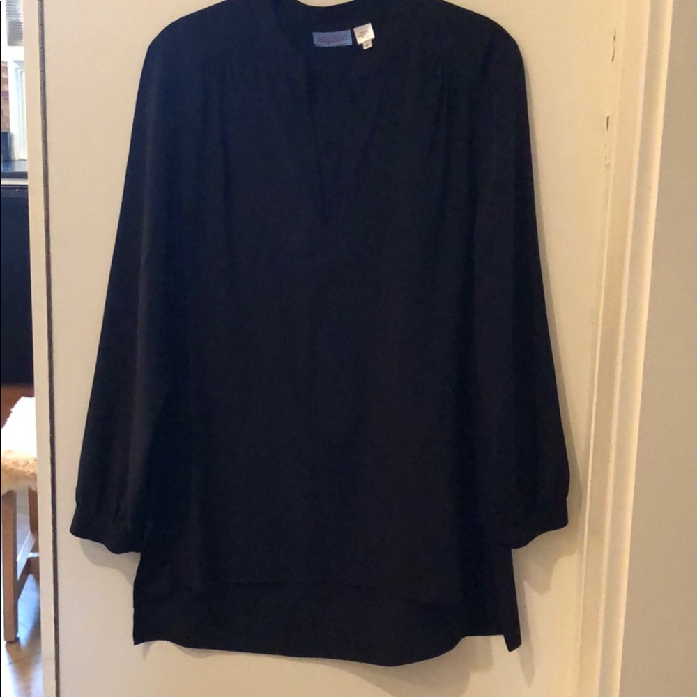 Black silk tunic